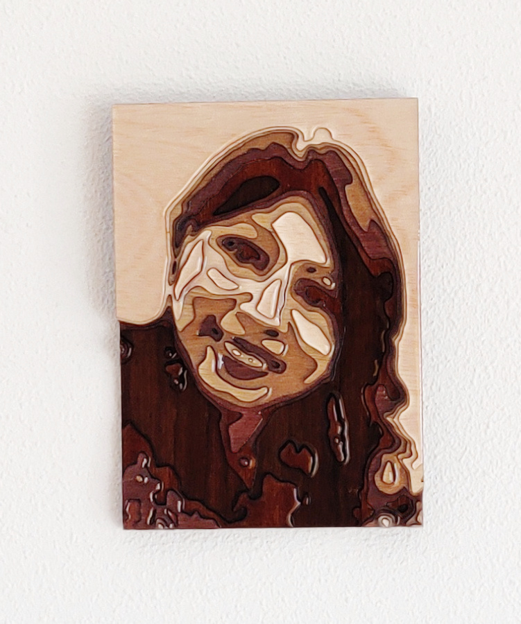 Het houten 3D portret van Runa is klaar!